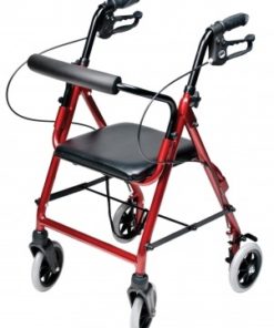 ROLLATOR ALUM JR BURGUNDY WALKABOUT JUNIOR, LUMEX